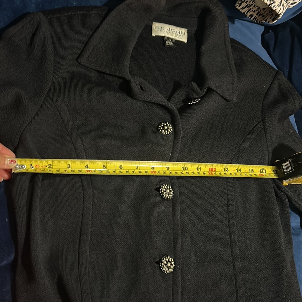 St John Collection Button Knit Jacket/Cardigan - image 5